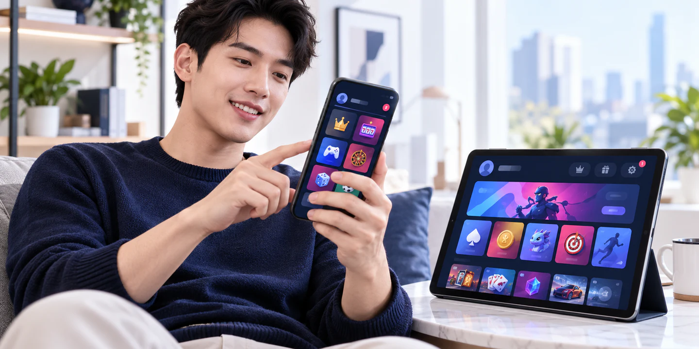APP W188: game và tài khoản trên điện thoại trong lúc diễn ra